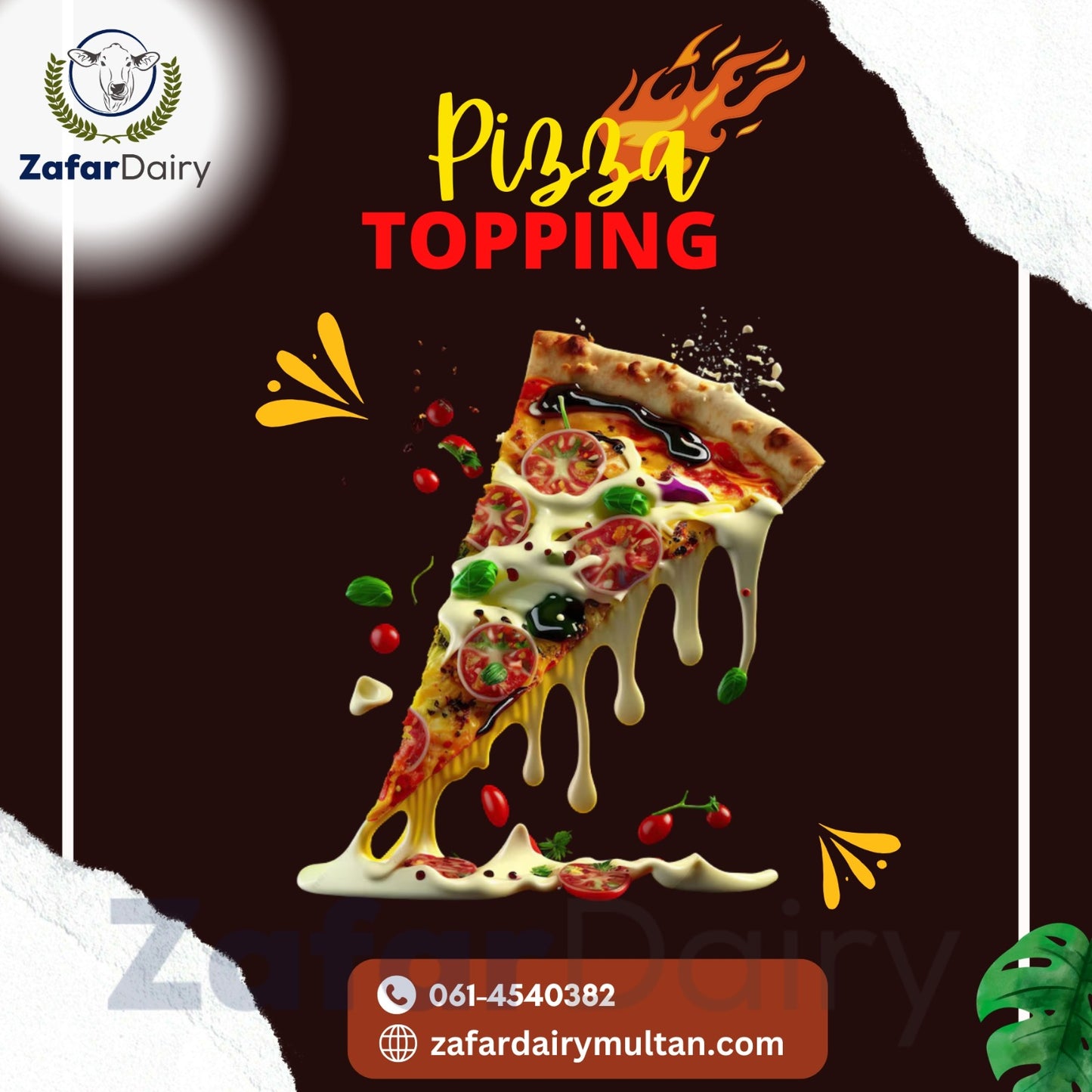 🍕 Pizza Topping by Zafar Dairy