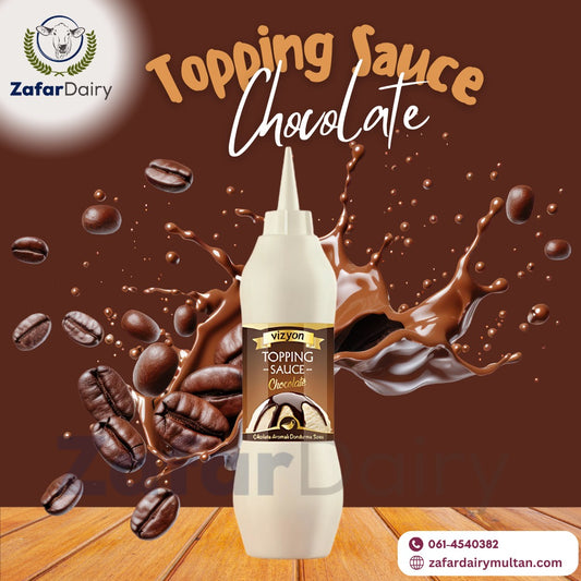 Chocolate Vizyon Topping Sauce by Zafar Dairy
