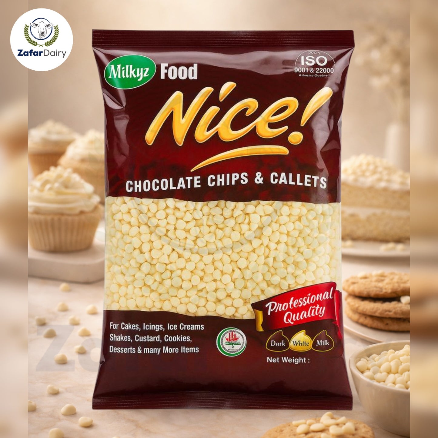 Nice Chocolates Chip white