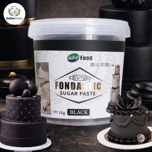 Milkyz Black Fondant