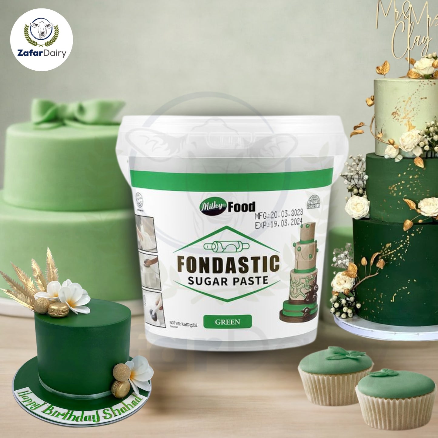 Milkyz Fondant Green