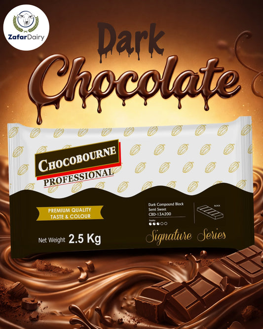 Chocobourne Dark Slab ( Semi Sweet ) 2.5Kg