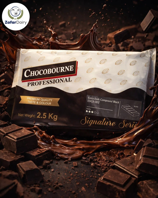 Lactobake Chocobourne Extra Dark Chocolate Slab – 2.5kg