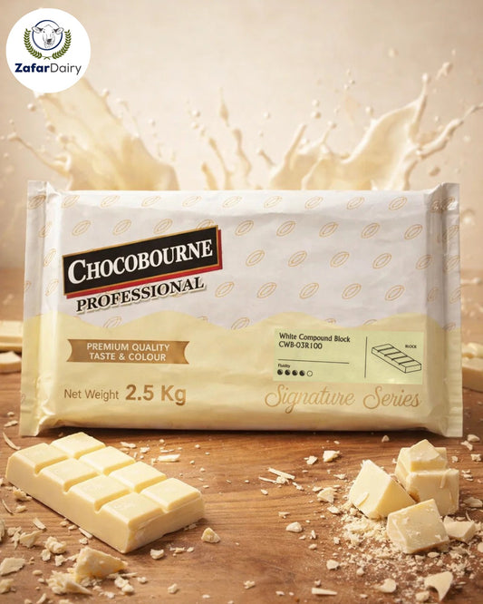 Lactobake - Chocobourne - White - Chocolate Slab - 2.5Kg