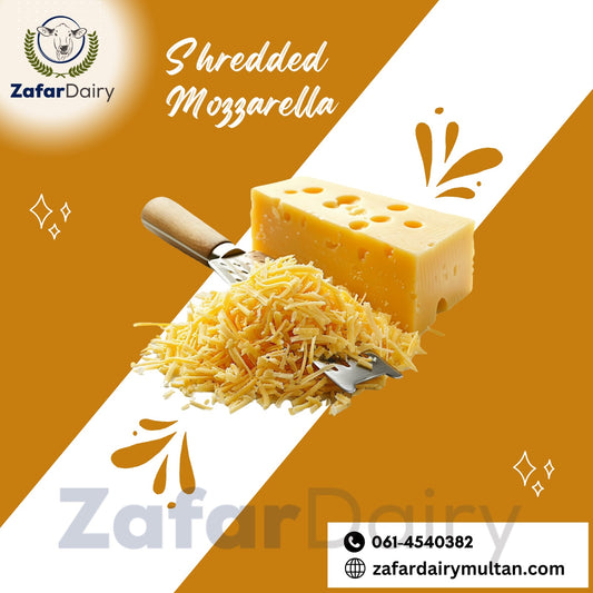 🧀 Shredded Mozzarella by Zafar Dairy