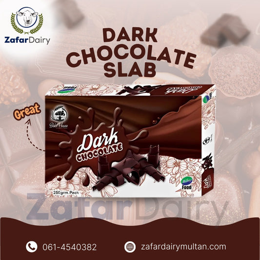 Dark Chocolate Slab by Zafar Dairy